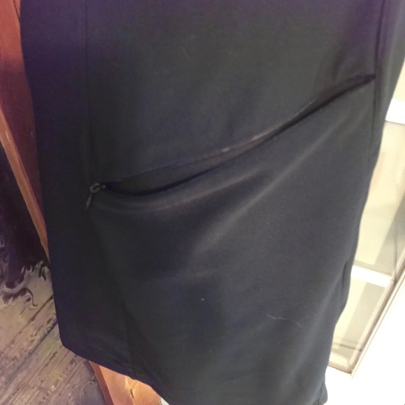 LL Bean Fitness performance black short sleeve dress - Picture 4 of 16